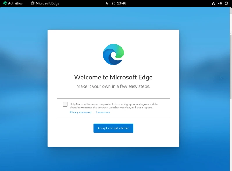 Microsoft Edge на Rocky Linux