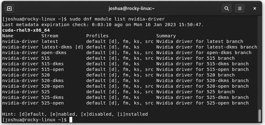 NVIDIA в Rocky Linux