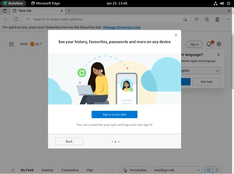 Microsoft Edge на Rocky Linux