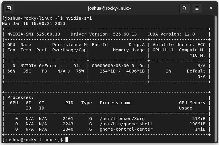 NVIDIA в Rocky Linux